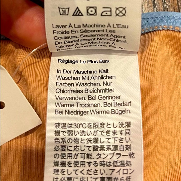 J.Crew V-neck One-Piece Bathing Suit NWT Light Blue Size 8 - Picture 8 of 11